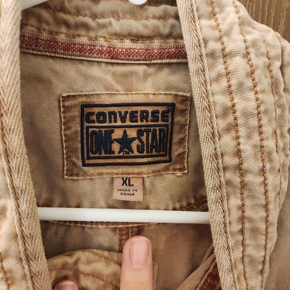 Converse 100% Cotton Utility Jacket Men's Size XL - Picture 6 of 7